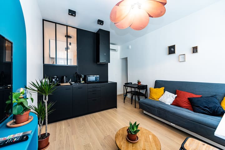 Noa: Studio entier cosy +chambre